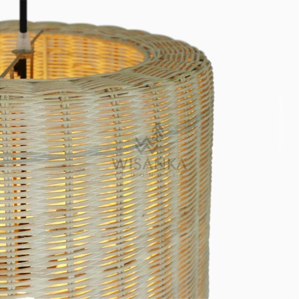 Daisy hanging Lamp - وڏو - Rattan Pendant Lamp - تفصيل