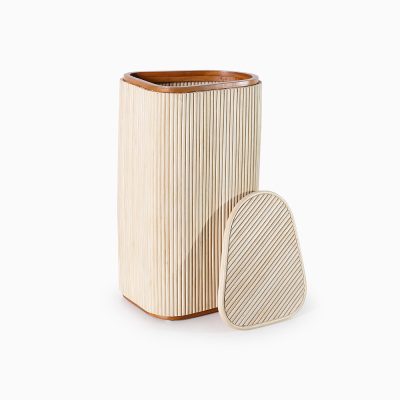 Dane Laundry Trunk - Laundry Basket Rattan - Open