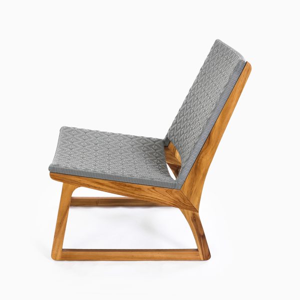 Daryl Chair – Outdoor-Rattanmöbel – Seitenansicht