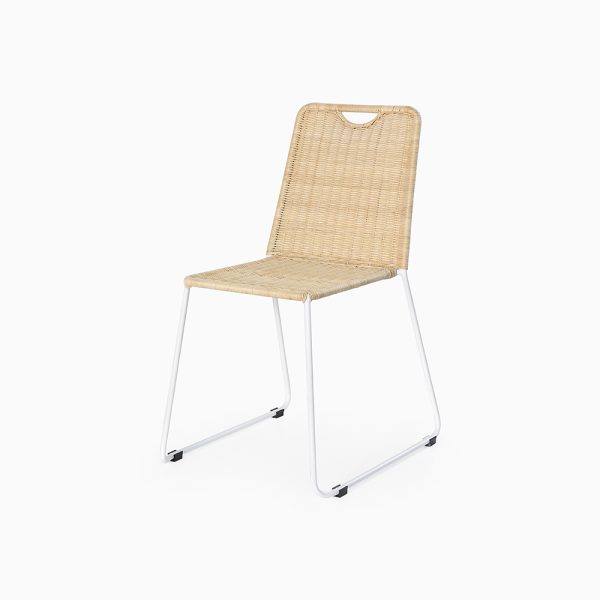 Штабелируемый стул Ewan для дома — штабелируемый стул для хранения из натурального ротанга