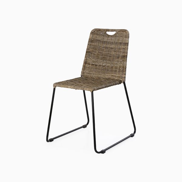 Floyd Indoor Stacking Chair - Natural Rattan Stackable Chair