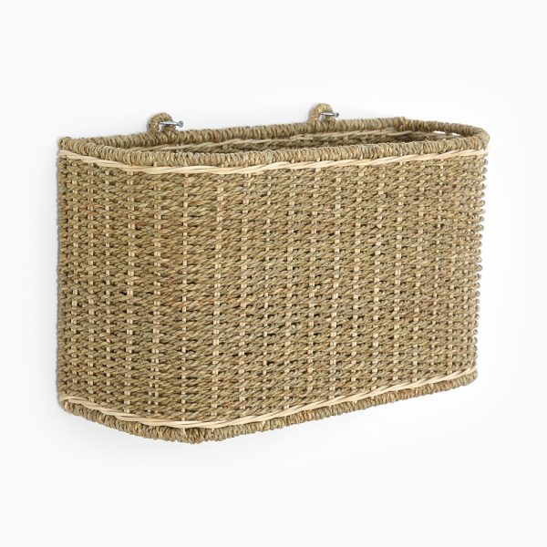 Glenn Wall Pocket - Seagrass Wicker Wall Basket
