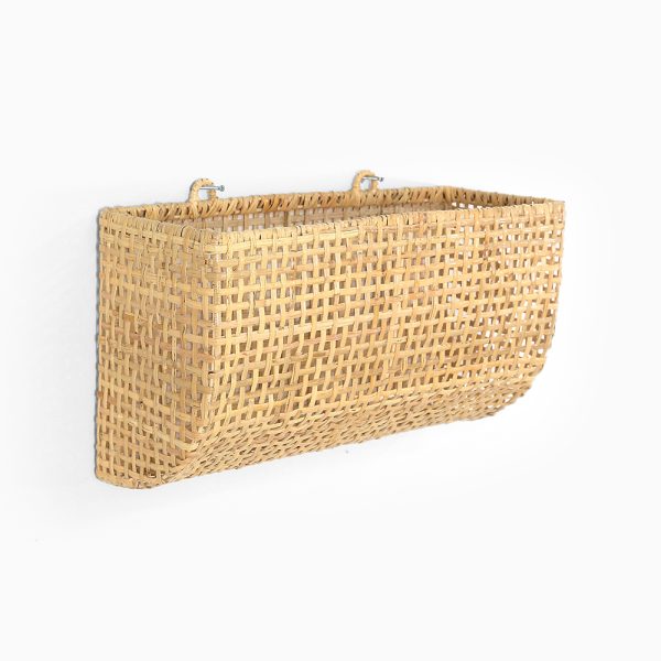 Lando Wall Pocket - Rattan Wicker Wall Basket