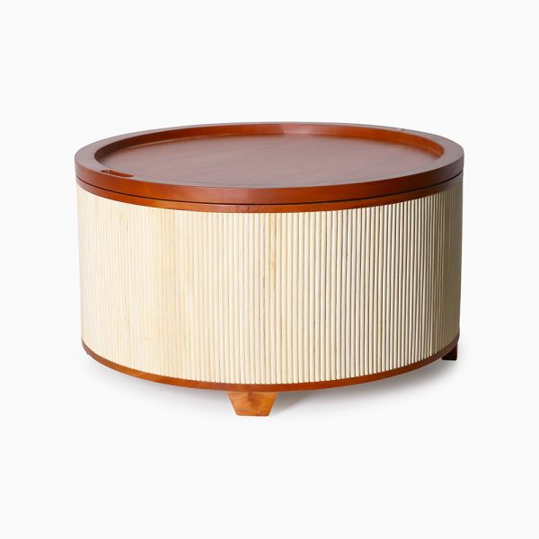 Musk Coffee Table - Στρογγυλό Τραπέζι Σαλονιού Rattan