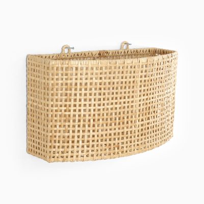 Rene Wall Pocket - Wicker Wall Basket