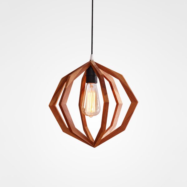 Rubi Hanging Lamp - Wooden Pendant Light