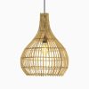 Sarmento Hanging Lamp - Rattan Pendant Lamp - On State