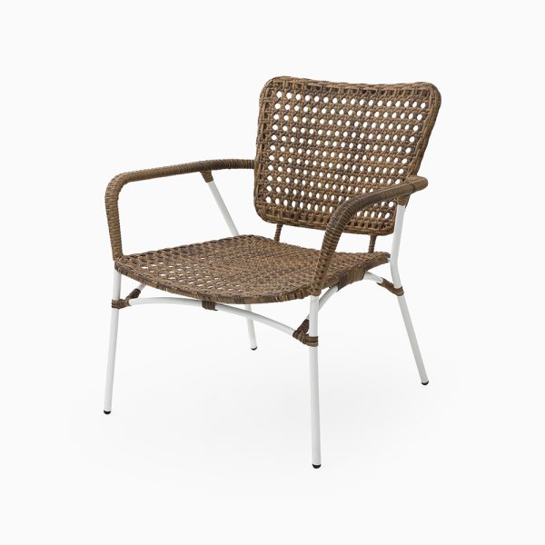 Καρέκλα Topaz - Περιστασιακή καρέκλα από μπαστούνι εξωτερικού χώρου