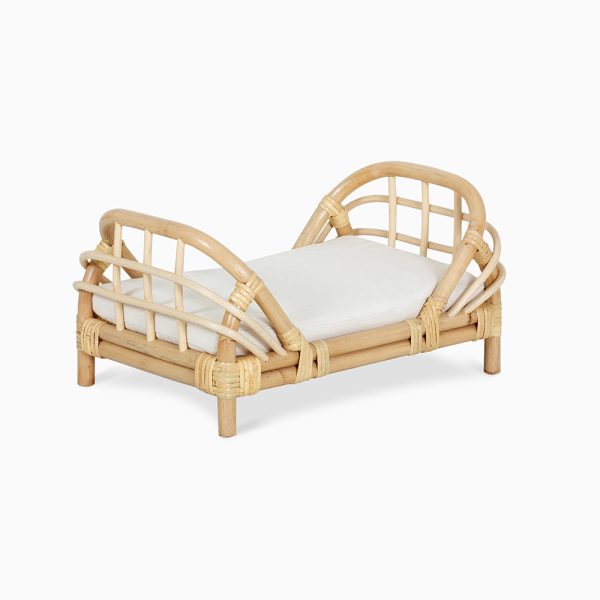 Ava Doll Bed - Natural Rattan Doll Bed for Kids' Playtime