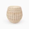 Basket D (Watermelon) - Wicker Basket with Lid