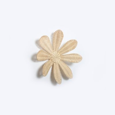 Flower Wall Deco - Rattan Boho Wall Decor - small
