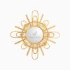 Jude Rattan Mirror - Round Mirror Wall Decor