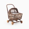 Juno Doll Pram - Natural Rattan Baby Doll Stroller