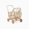 Orca Doll Pram - Natural Rattan Baby Doll Stroller