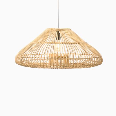 Radu Hanging Lamp - Rattan Pendant UFO-Inspired Lamp