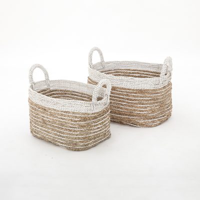 Tassel Basket - Rattan Storage Basket
