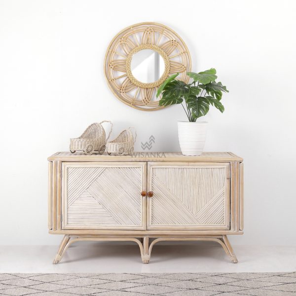 Madia Conca - Credenza in rattan naturale