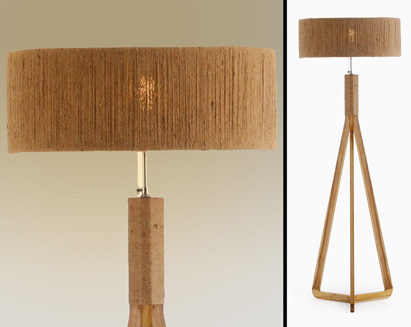 Dara Floor Lamp - Rope lights