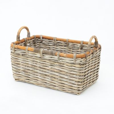Kiyu Rectangle Basket - Perspetive Side