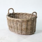 Loise Rattan Kubu Basket - Perspective